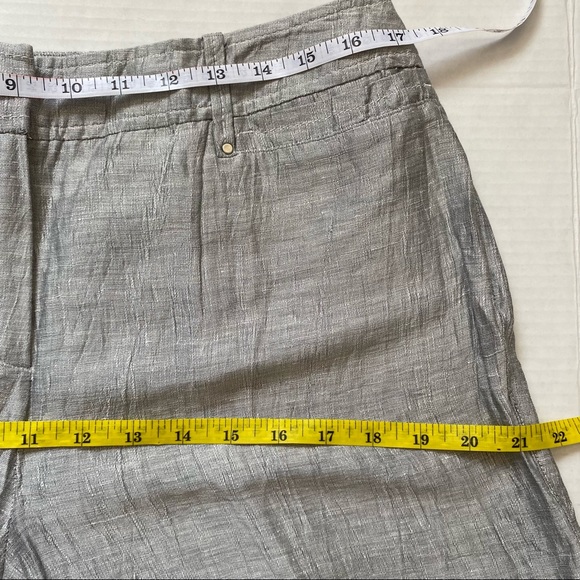 Gerry Webber womens silver grey wrinkle effect pants - size 12 - Picture 11 of 14